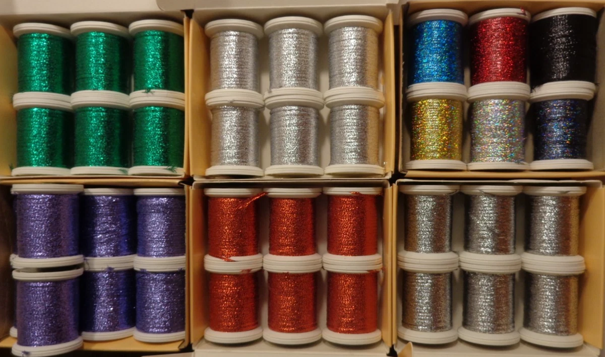 Lot De Fils Gudebrod Vintage - Pour Réparation Canne à Pêche Ou Craft