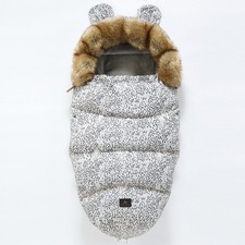 Chancelière Universelle Bébé – Gris Panthère | Hiver & Automne Doublée Polaire