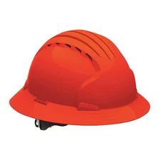 Pip 280-Ev6161v-Or Hard Hat, Jsp, Hdpe, 6 Point Ratchet, Type 1, Class C, Orange