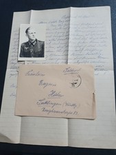  original german ww2 Wk2 feldfpost Letter 18 April 1943+ Photo