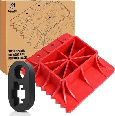 Seven Sparta Base Stand & Handle Keeper Compatible with Hi Lift Jack Accessories