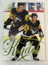 2025-26 Upper Deck Flair Hockey Ben Kindel Forecheck Green /349 SP Rookie #191