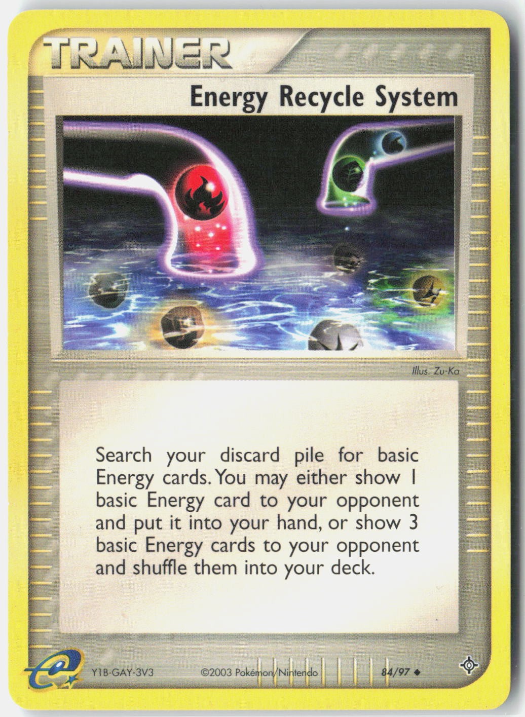 Energy Recycle System Dragon 84/97 Pokemon Card