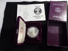 1987-S Proof American Silver Eagle Dollar $1 Box & COA US Mint Bullion OGP