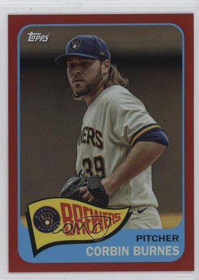 2023 Topps Archives 1965 Topps Red Hot Foil 37/50 Corbin Burnes #104 10k8