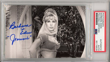 Barbara Eden Signed I Dream Of Jeannie Black & White Photo Autograph PSA DNA COA