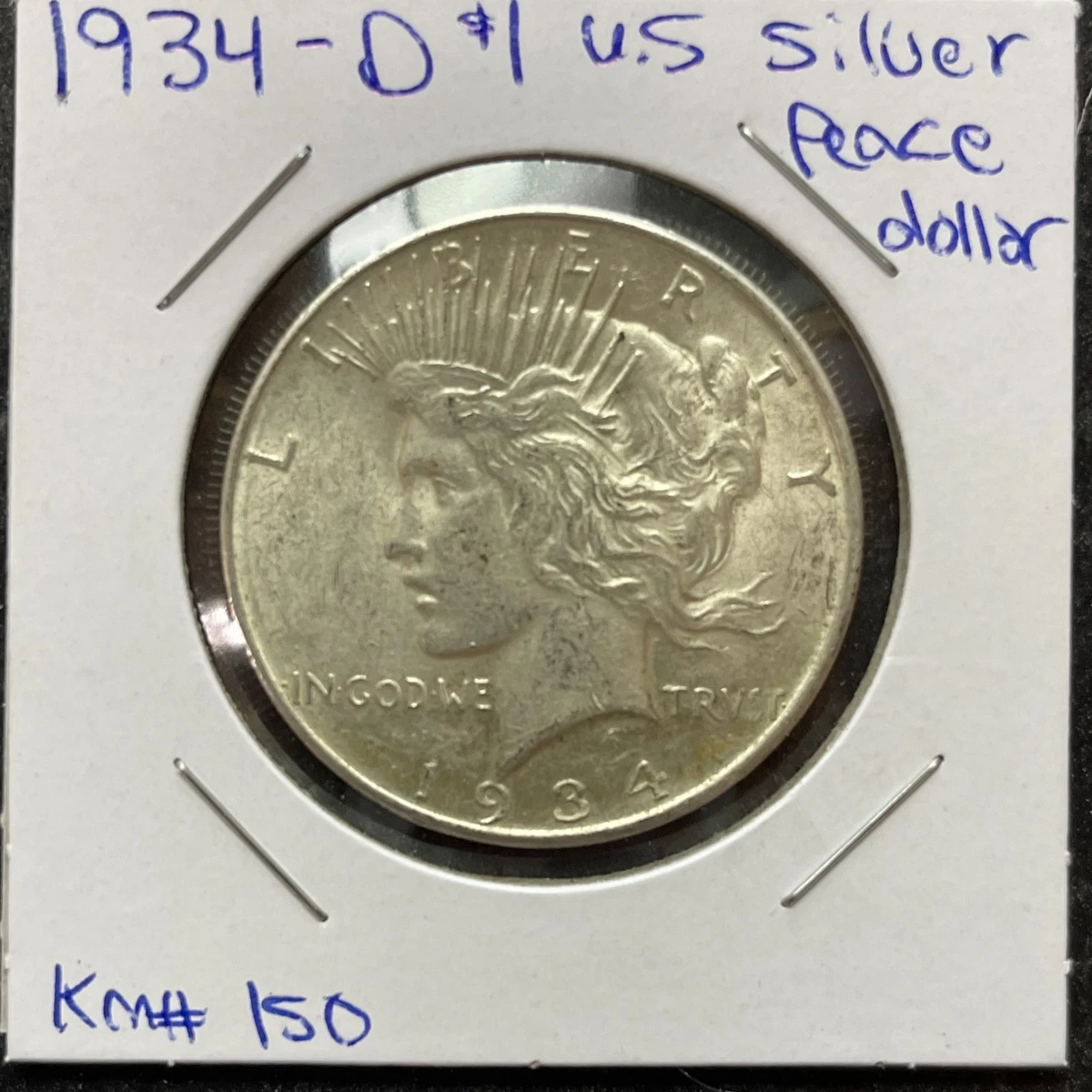 1934 D Peace Dollar for sale | eBay