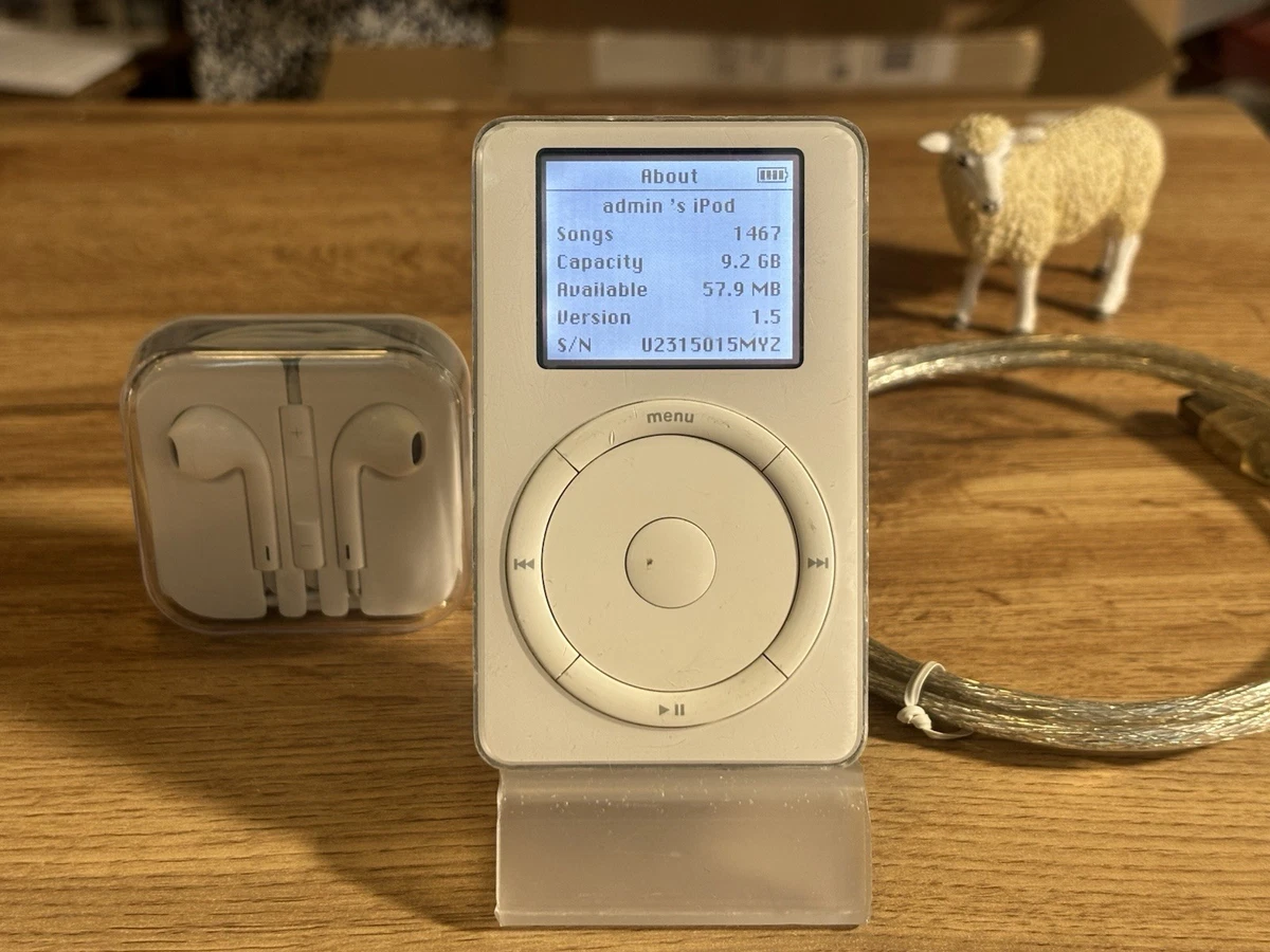 iPod 第2世代　A1019 M8738J/A フルセット　完動美品　Mac用 iPod 第2世代 A1019 M8737J/A フルセット 完動美品 Mac用 【公式通販】