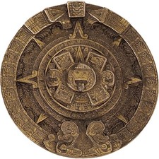 Mayan Aztec Mexican Mexico Sun God Southwest Hippie 1980s Nos Vtg Belt Buckle