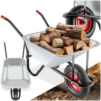 Schubkarre Gartenschubkarre Verzinkt Luftreifen Stollenprofil Garten 100 Liter