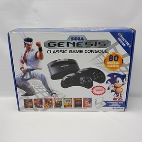 Sega Genesis Classic Console, 2 Wireless Controllers 80 Built In Games Tested 