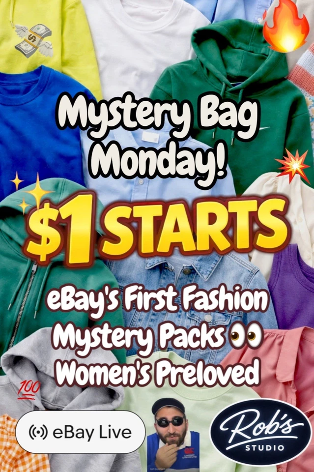 $1 Starts Preloved Clothing Mystery Grab Bags 👀🤯