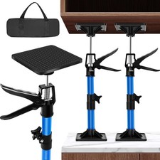 Cabinet Jacks for Installing Cabinets 2-Pack , Heavy-Duty 80lbs Capacity Ste...
