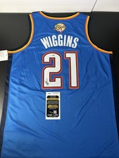 Aaron Wiggins Autographed OKC Thunder Finals Jersey Signed NBA Invest Jsa Coa