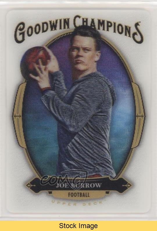 2020 Goodwin Champions 3D Lenticular Tier 1 Joe Burrow #41 Rookie RC READ 8a7