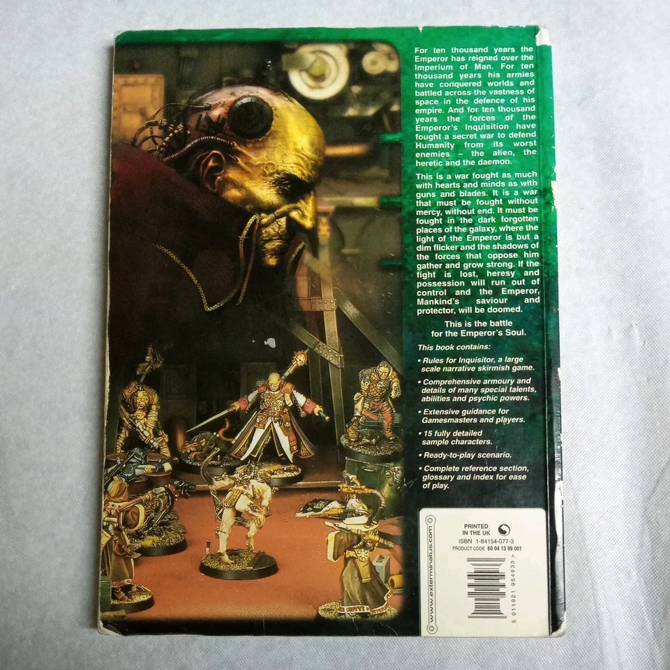 Inquisitor: Core Rulebook - 54mm, Warhammer 40K, GW, 2001, PB - Image 2 of 4
