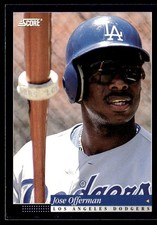 1994 Score Jose Offerman Los Angeles Dodgers #340