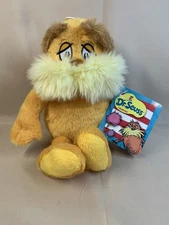 Aurora Dr Seuss The Lorax Plush Toy Stuffed Animal 10" with Tags Soft Adorable