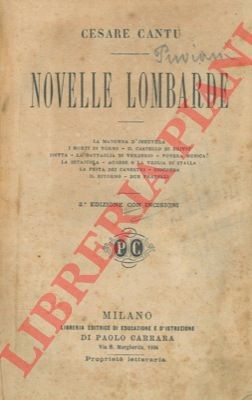 Letteratura italiana - CANTU - Novelle lombarde.