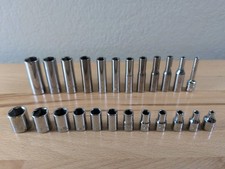 Vintage Armstrong Craftsman 14 Drive Sae 24pc Socket Set Usa Deep Shallow Vintage Armstrong Craftsman 14 Drive Sae 24pc Socket Set Usa Deep Shallow