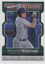 2014 Elite Extra Edition Status Emerald Die-Cut 10/25 Richard Prigatano #68 1p5