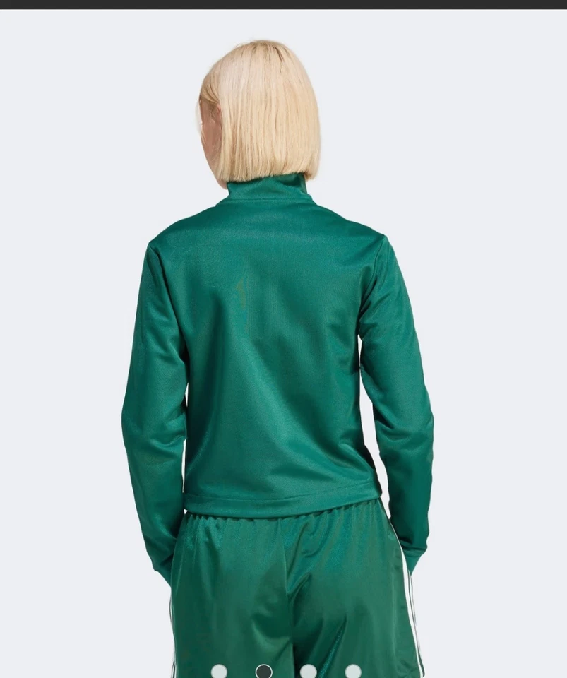 WOMENS ADIDAS ORIGINALS MONTREAL GREEN 70'S TRACK TOP US XS - Image 2 of 4