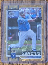 2026 Topps Series 1 - Carlos Estevez #234 Gold Diamante 17/50 Royals