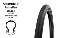 28 Zoll Schwalbe Marathon Supreme Evolution 28X2.0 Falt Reflex Addix 50-622