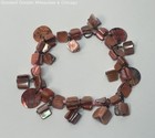 Dyed Abalone Shell Beaded Stretchy Bracelets 46.1g — photo 3