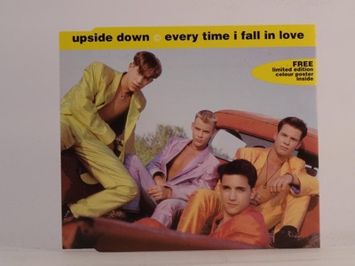 UPSIDE DOWN EVERY TIME I FALL IN LOVE (J52) 3 Track CD Single along with Picture
