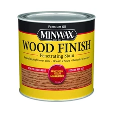 Minwax Wood Finish Sedona Red 8 Fl Oz Oil Based Wood Stain For Interior Projects