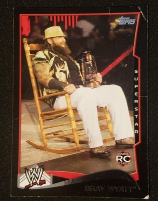 2014 WWE Topps Black SP Bray Wyatt #6 RC Fiend Husky Harris *READ*