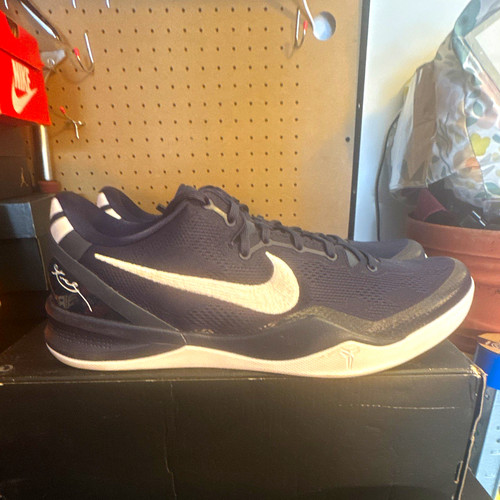 Nike Kobe VIII Protro College Navy/White Low Top Lace Up Mesh HF9550-400