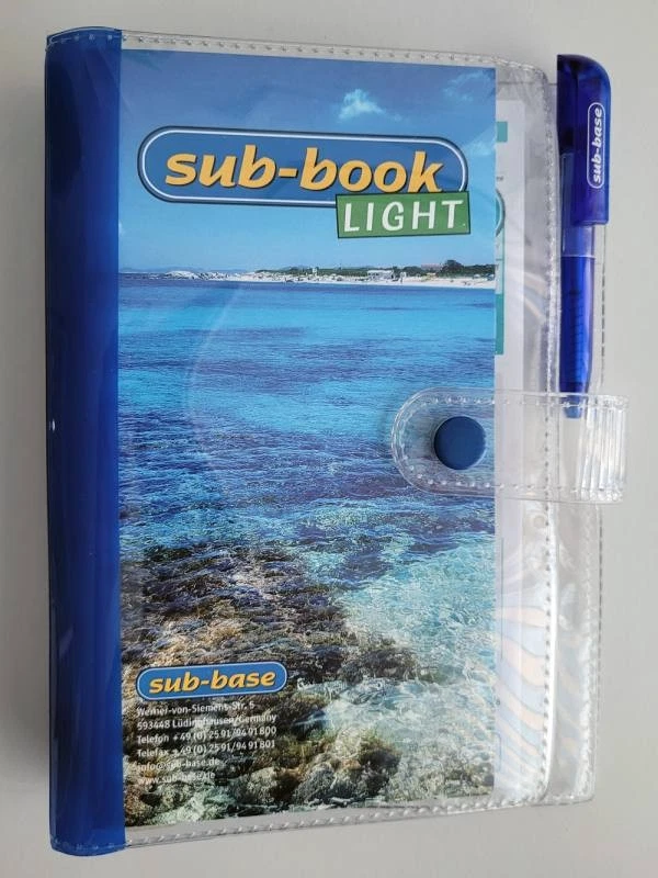 SUB-BASE - Sub-book light - Taucherlogbuch mit verschiedenen Einlagen - Bild 2 von 4