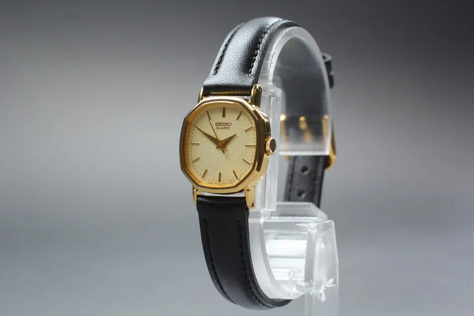 Винтажные 1983 N новом Seiko Socie 5421-5120 золото восьмиугольник кварцевые женские часы Японии - Изображение 3 из 4