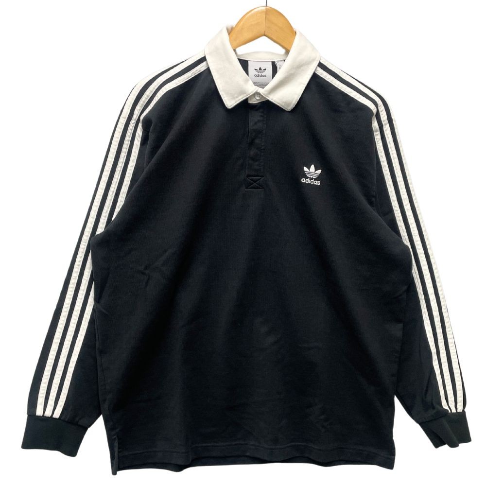★★Adairs★★ Rugby Polo Shirt Black IZ4806 ADIDAS IZ4806 ADICOLOR RUGBY POLO SHIRT Adicolor