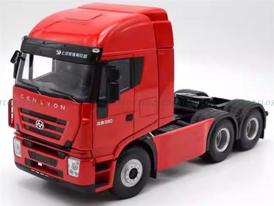 SAIC IVECO Hongyan GENLYON 380 Heavy Truck Tractor red 1:24 Pre-built Model