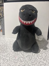 Godzilla Plush Stuffed Animal Window Clinger Kidrobot? Gray 9"