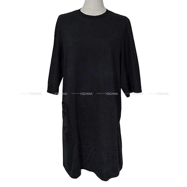 Hermes — 2024SS HERMES Dress Short Sleeve T shirt with Pocket Embroidery Saber Pouch ...