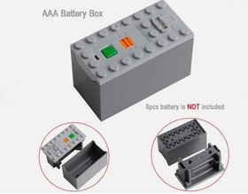 88000 Battery Box + 2pcs 8883 M-motor Electric Train For LEGO toy parts