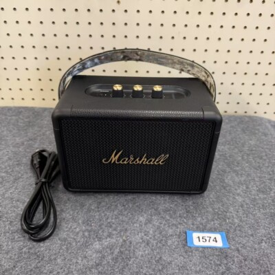 Marshall Kilburn II Portable Bluetooth Speaker Black Brass (Used) #1574