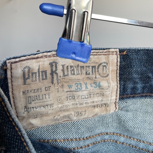 Polo Ralph Lauren 381 Slim Fit Distressed Denim Size 33x34 - Picture 12 of 15
