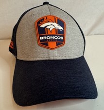 Denver Broncos Hat Cap Stretch Flex Fit Size Small/Medium New Era NFL 39Thirty