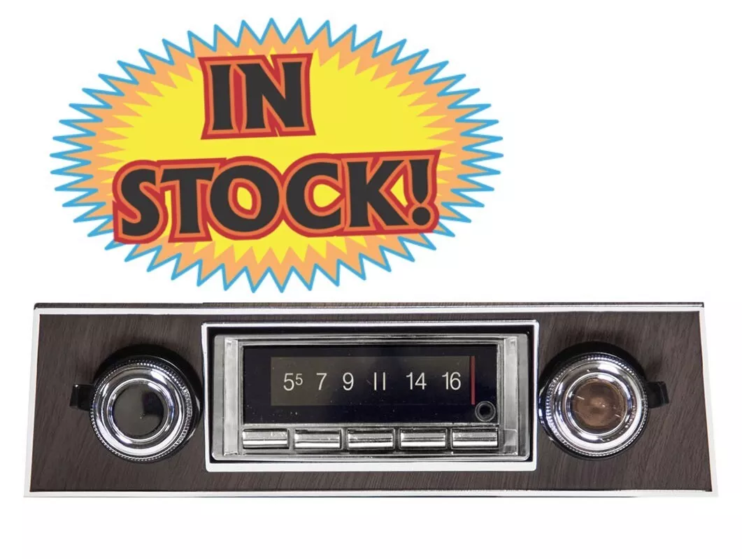 Custom Autosound USA-740 Classic Car Radio With Bluetooth