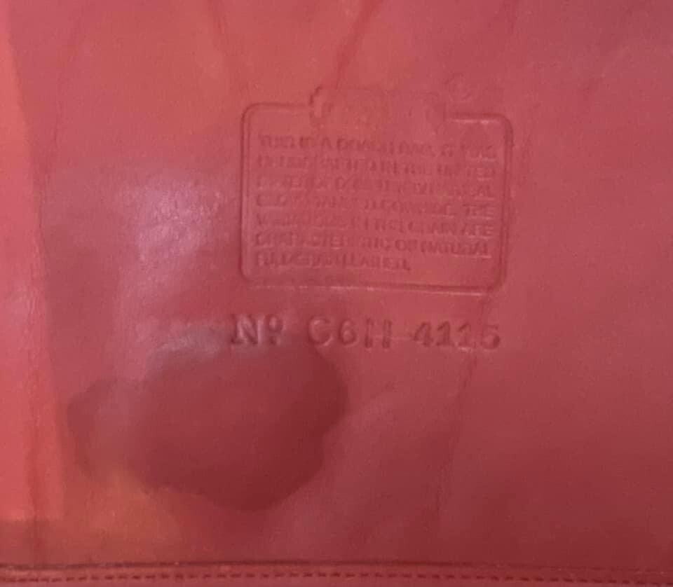 バッグ Vintage Coach Whitney Duffel Bag Red Vintage 1996 Coach Bag Whitney Red Leather Soho Flat
