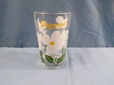 Peanut Butter Glass Tumbler - JUICE SIZED - White Dogwood #137