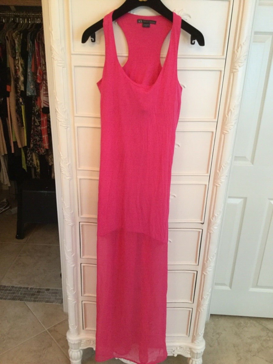 pink tank maxi dress Good American Modern Tank Maxi Dress in Lollipop008