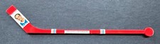 1970-71 Jacques Laperriere Post Red Mini Stick + Puck NHL Hockey Canadiens