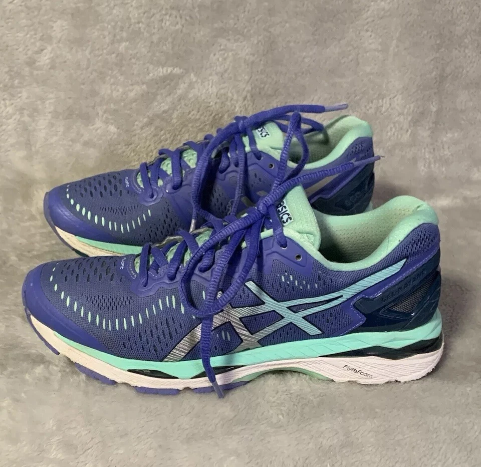 Zapatos para mujer ASICS 7,5 azul menta gel Kayano 23 Dynamic Duomax Flyte espuma T696N Foto 4 de 4