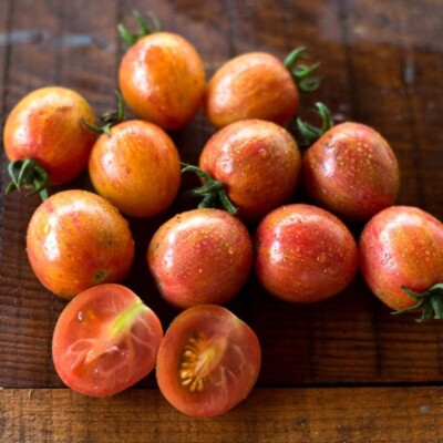 Tomate ARTISAN PINK BUMBLE BEE 10 Samen SÜß leichte Säure AROMATISCH ertragreich